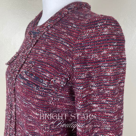 Etoile Isabel Marant Ariana Knitted Cotton Blend Jacket ASO Emma Watson Tweed - Picture 8 of 14